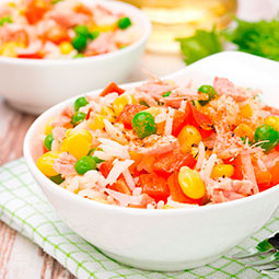 Ensalada Fría del Mar con Vegetales