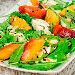Ensalada de Melocotón y Pepino